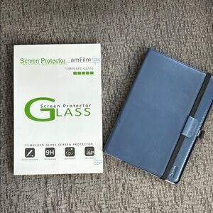 Blue Tablet Case and Screen Protector Set Bundle for iPad Pro 10.5" 2017